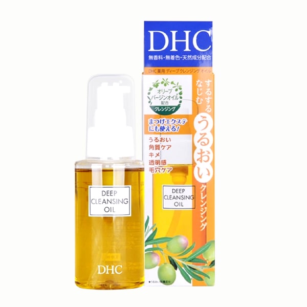 Dầu tẩy trang DHC Deep Cleansing Oil Nhật chiết xuất Olive sạch da mềm mịn