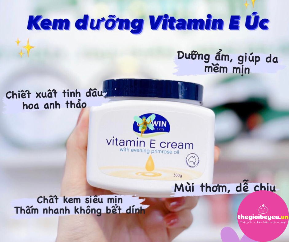Kem dưỡng da Redwin Vitamin E Cream 300g Úc
